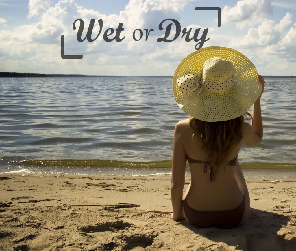 Girl Choosing Wet or Dry